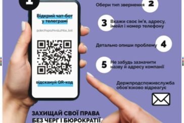 Тернополяни можуть поскаржитися на порушення прав споживачів через чат-бот Держпродспоживслужби