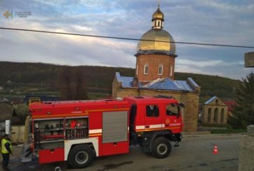 У селі Кровинка на Тернопільщині виникла пожежа у місцевому храмі