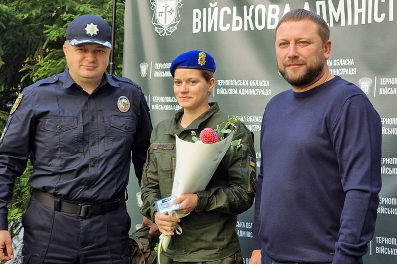 Тернопільська нацгвардійка отримала відзнаку майстра спорту міжнародного класу