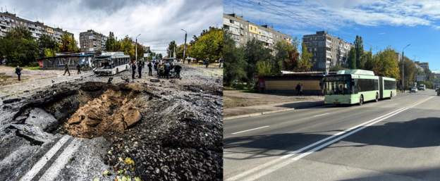 У Дніпрі за добу відремонтували дорогу, пошкоджену російськими снарядами