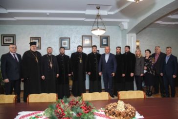 Духовенство передало колективу ЗУНУ різдвяне послання Блаженнійшого Митрополита Київського і всієї України Епіфанія