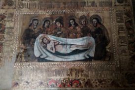 Унікальний іконостас, плащаниця на шовку: у Вишнівецькому палаці відкрили виставку сакрального мистецтва