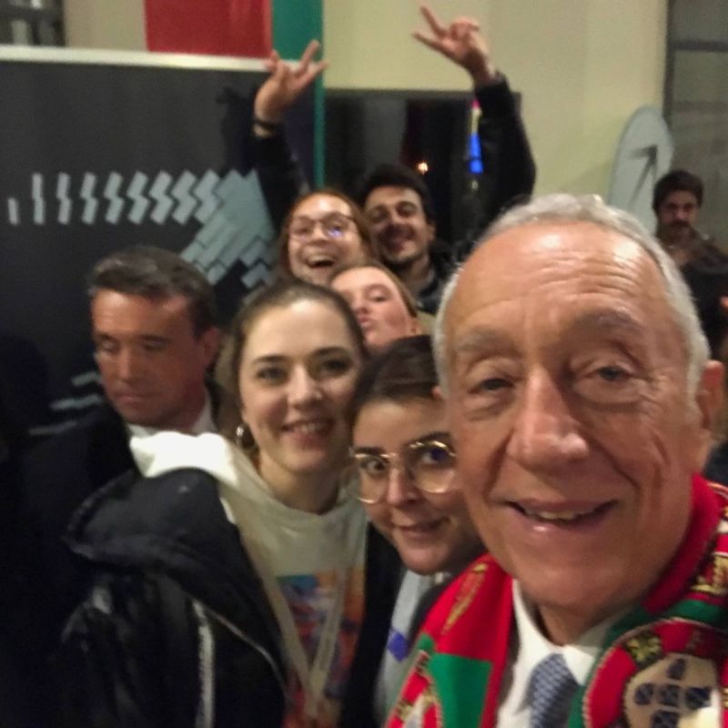 Студентка класичного університету Тернополя зустрілася з президентом Португалії