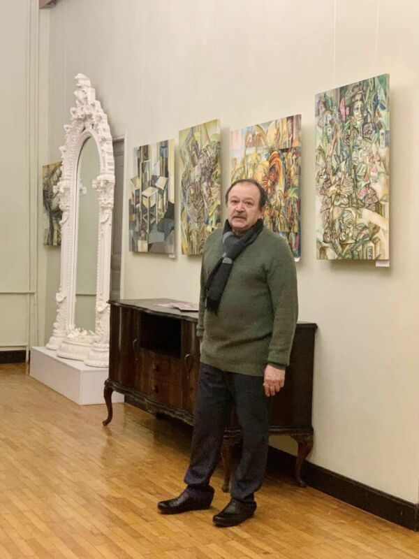 У Збаразькому замку відкрили персональну виставку відомого тернопільського художника Володимира Якубовського