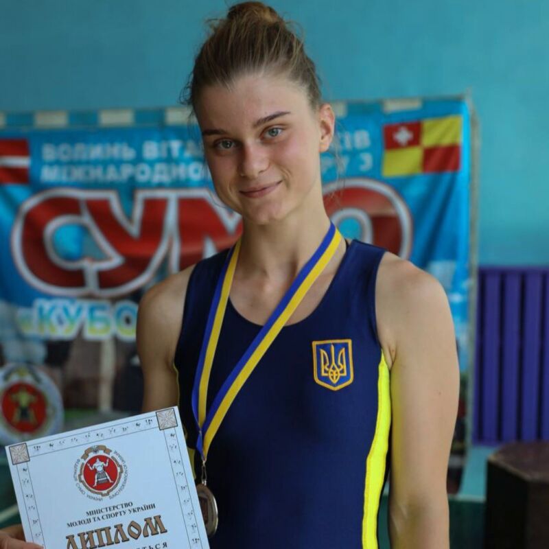 У студентки ЗУНУ – срібло на Кубку України з боротьби сумо