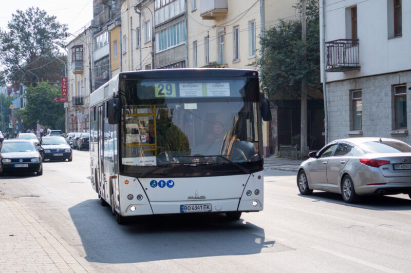 У Тернополі 16 та 17 вересня буде тимчасово змінено рух автобусного маршруту №29