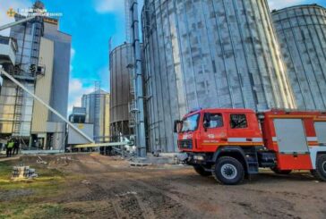 На Тернопільщині - пожежа на підприємстві: загорілася зерносушарка з кукурудзою