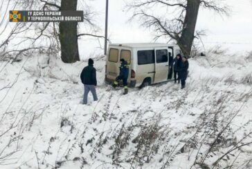 Тернопільські рятувальники витягнули зі снігу молоковоз, бус із дітьми та вантажівку з продуктами харчування