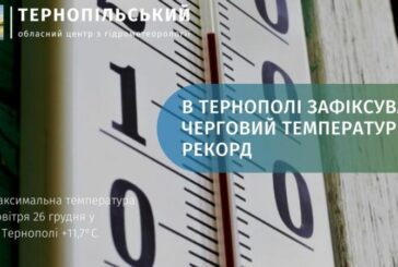 У Тернополі - черговий температурний рекорд