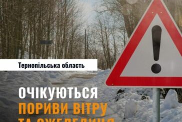 Жителів Тернополя та області попереджають про сильний вітер