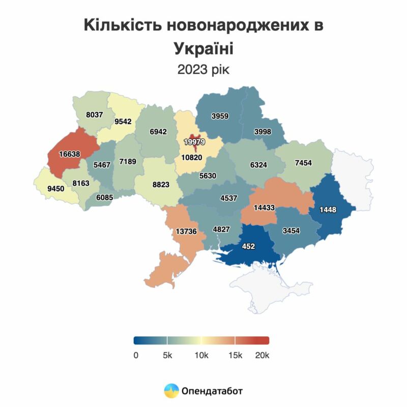 На Тернопільщині – один із найнижчих показників народжуваності в Україні