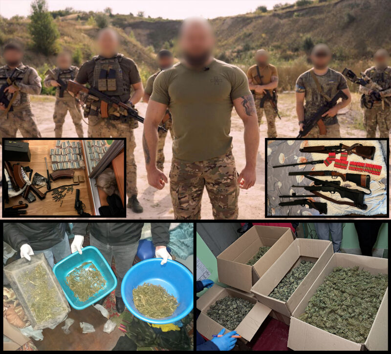 Наркотики, незаконна зброя, набої: в охоронної фірми у Тернополі провели 20 обшуків