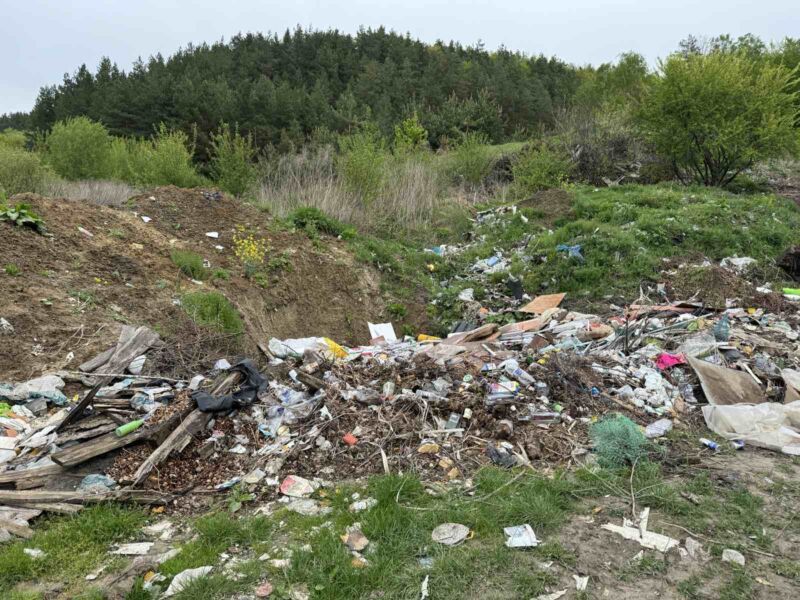 Поблизу Почаєва виявлено 15 стихійних сміттєзвалищ