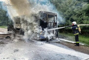 Ущент згорів пасажирський автобус «Тернопіль-Гусятин»