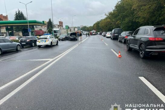 У Тернополі зіткнулися чотири автівки: двоє людей загинули, ще двоє – в реанімації