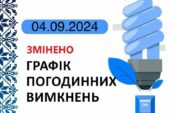 Графік відключення світла в Тернополі та області на 4 вересня (ОНОВЛЕНО)