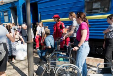 До Тернополя прибув черговий евакуаційний потяг з Донеччини