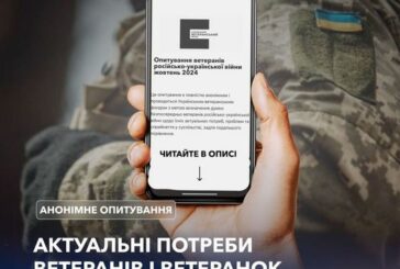 Актуальні потреби ветеранів та ветеранок: онлайн-опитування