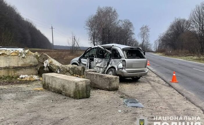 В аварії на Тернопільщині загинуло 4-місячне немовля