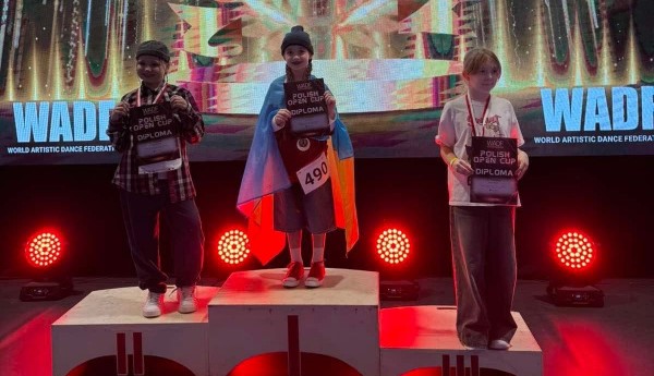 Третьокласниця з Тернополя виборола дві золоті медалі на чемпіонаті світу з танців