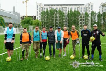 Учасники ветеранського простору Тернопільщини «Незламні духом» долучилися до новоствореної ампфутбольної команди